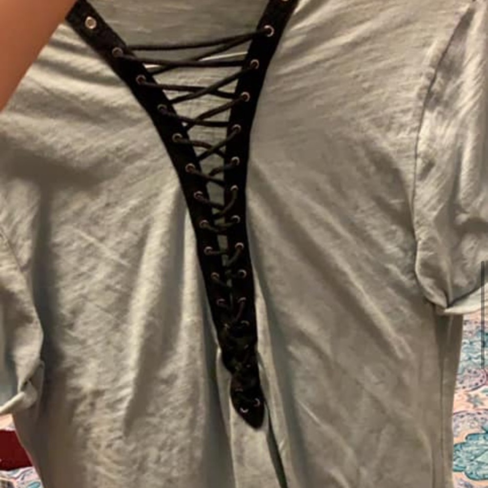 Criss cross shirt. Brand new.
